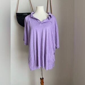 Polo Ralph Lauren Purple Short Sleeve Polo Shirt, Mens Size 3XB